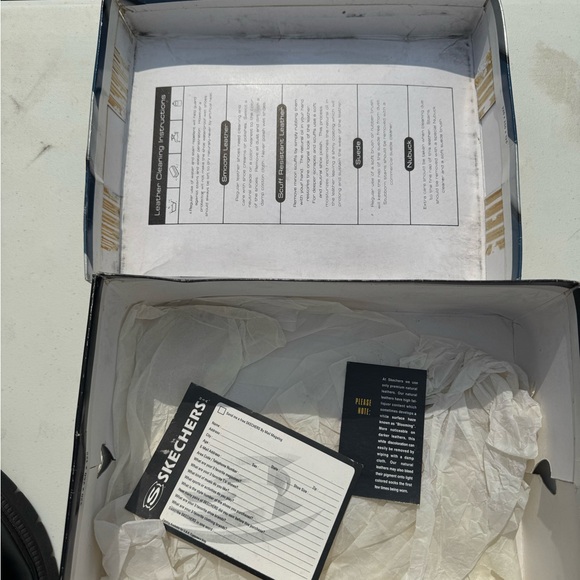 Vtg Sketchers platform ankle boots black leather Y2K 90’s 9.5 men’s - Picture 8 of 8